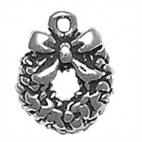 Sterling Silver Charm-Wreath