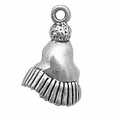 Sterling Silver Charm-Ski Cap