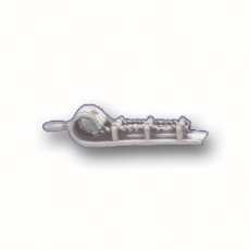 Sterling Silver Charm-Toboggan