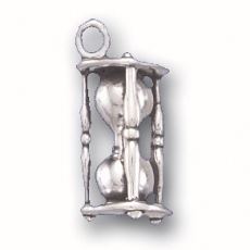 Sterling Silver Charm-Hour Glass