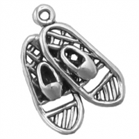 Sterling Silver Charm-Snowshoes
