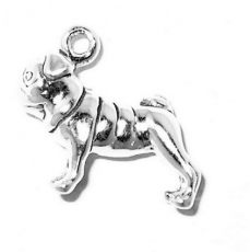 Sterling Silver Charm- Dog-Pug