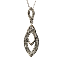 White Gold Diamond Pendant