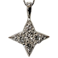 14k Gold Diamond  â€œNorth Starâ€ Necklace