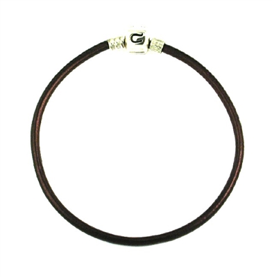 Original CHAMILIA Bracelet-Chocolate Leather 7.9 Inches