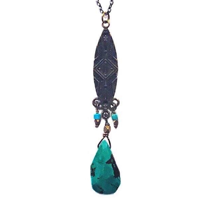 Long Turquoise Necklace