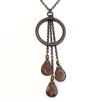 Long Smoky Quartz Necklace