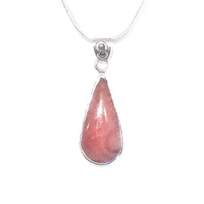 Sterling Silver Pendant- Rhodochrosite