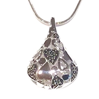 Sterling Silver Marcasite Pendant