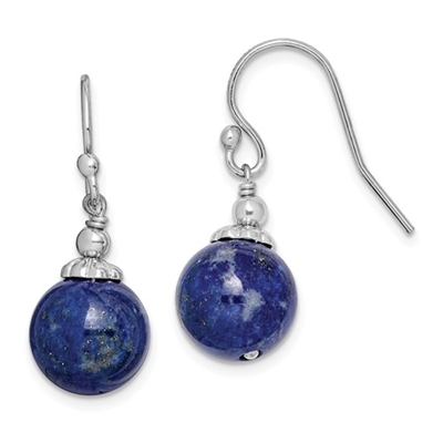 Sterling Silver Lapis Earring