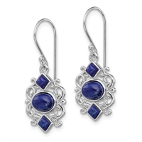 Sterling Silver Lapis Earring