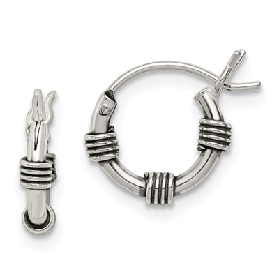 Sterling Silver Hoop Earrings