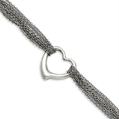 Stainless Steel Multi Row Bracelet