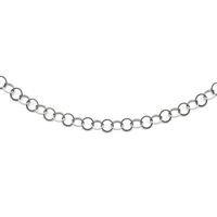 Stainless Steel Fancy Link Chain- 36"