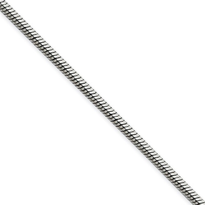 Stainless Steel Snake Chain- 24"- 2mm