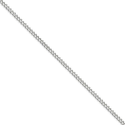 3mm Stainless Steel Curb Link Chain- 20"