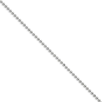 Stainless Steel Ball Chain- 16"- 2.4mm
