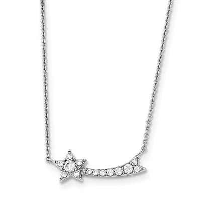 Sterling Silver Shooting Star Necklace