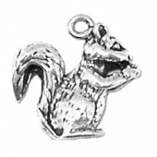 Sterling Silver Charm-Squirrel