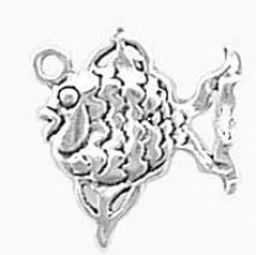 Sterling Silver Charm-Angel Fish