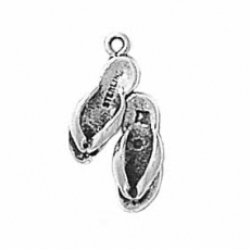 Sterling Silver Charm-Flip Flops