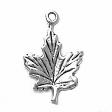 Sterling Silver Charm-Maple Leaf
