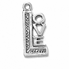 Sterling Silver Charm-Love