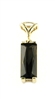 14k Gold Pendant- Smoky Quartz