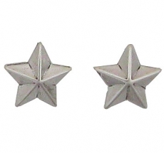 Sterling Silver Post Earring-Star