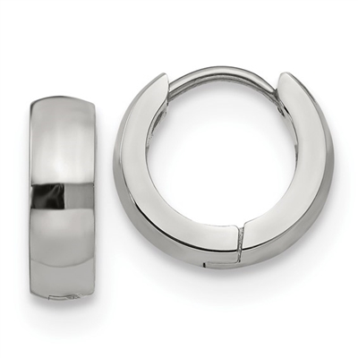 Stainless Steel "Huggie" Earrings