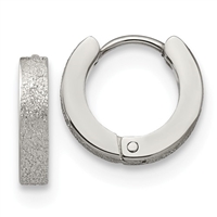 Stainless Steel "Huggie" Earrings