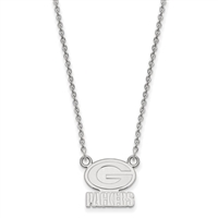 Green Bay Packers Sterling Silver Necklace- Small