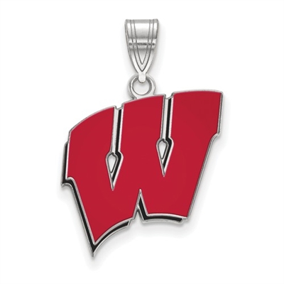 University of Wisconsin-  Red Enamel "Motion W"