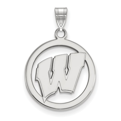 University of Wisconsin-  "Motion W" Pendant- Small