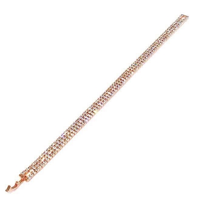 Triple Row Crystal Tennis Bracelet by Twistals