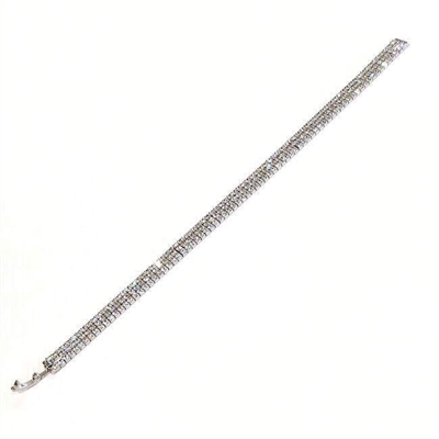 Triple Row Crystal Tennis Bracelet by Twistals