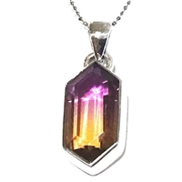 Sterling Silver Pendant - Ametrine Point