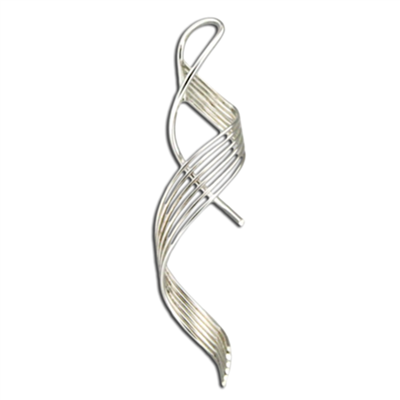 "6 Strand Spiral" Earrings- Sterling Silver