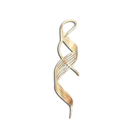 "6 Strand Spiral" Earrings- Gold Fill