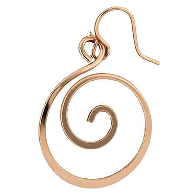 "Koru" Dangle Earring- Rose Gold Filled