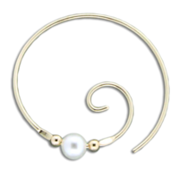 Gold FIlled "Zoru Pearl" Earrings