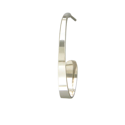 Post Hoop Earring - Sterling Silver