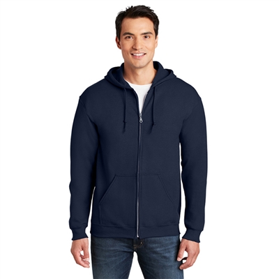 H - 18600 - Gildan - Unisex Heavy Blend Full Zip Hooded Sweatshirt for WUNC