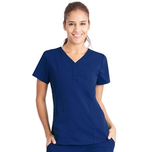 Healing Hands 2167 - Women's Jane Y-Neck Solid Scrub Top