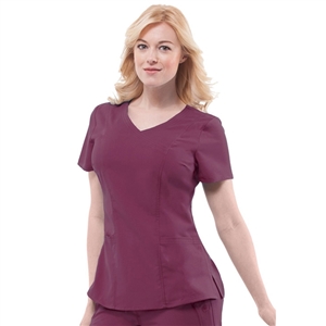 Healing Hands 2172 - Women's Jordan Mock Wrap Solid Scrub Top