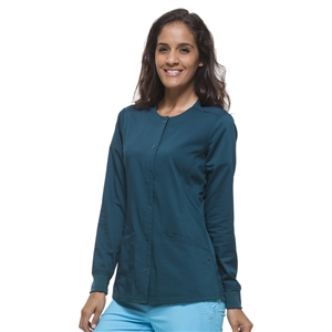 Healing Hands 5063 - Women's Daisy Snap Front Warm-Up Scrub Jacket