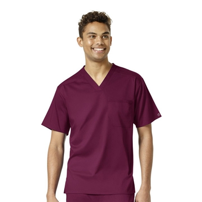 WonderWink PRO 6619 - Men's V-Neck Solid Scrub Top