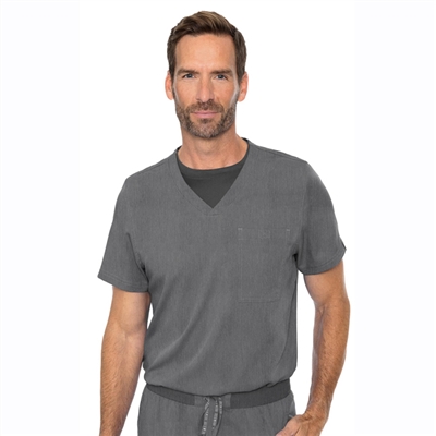 MedCouture 7478 - RothWear Men's Cadence Solid Scrub Top