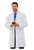 White Swan Meta 762 - 40" Men's Knot Button iPad Labcoat