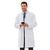 White Swan Meta 762 - 40" Men's Knot Button iPad Labcoat